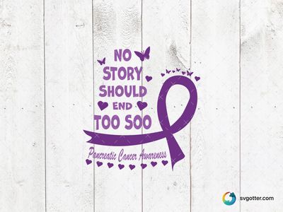 Pancreatic Cancer Awareness Design, Best for activists, best on t-shirt, best to be applied with heat transfer vinyl
