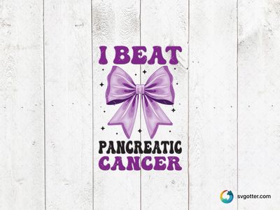 Pancreatic Cancer Survivor Bow, Best for cancer survivors, best on t-shirt, best to be applied with heat transfer vinyl