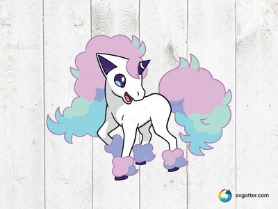 Pastel Unicorn Pokemon, Best for Pokemon fans, best on t-shirt, best to be applied with sublimation