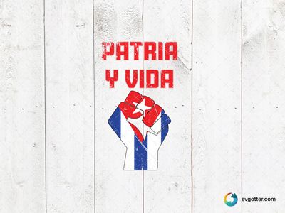 Patria y Vida Fist, Best for activists, best on t-shirt, best to be applied with screen printing