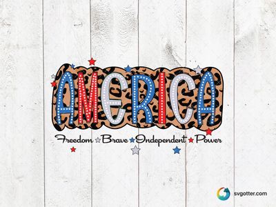 Patriotic America Design, Best for patriots, best on t-shirt, best to be applied with heat transfer vinyl
