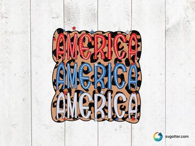 Patriotic America Design, Best for patriots, best on t-shirt, best to be applied with heat transfer vinyl