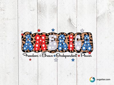 Patriotic America Design, Best for patriots, best on t-shirt, best to be applied with heat transfer vinyl