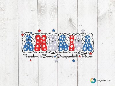Patriotic America Design, Best for patriots, best on t-shirt, best to be applied with heat transfer vinyl