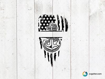 Patriotic Skull Monogram, Best for patriots, best on t-shirt, best to be applied with screen printing