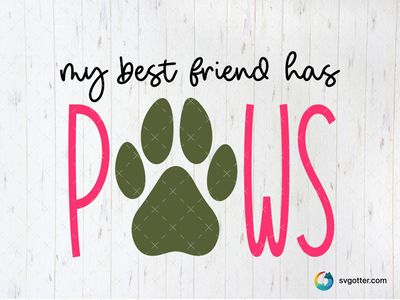 Paws Design, Best for pet lovers, best on t-shirt, best to be applied with heat transfer vinyl