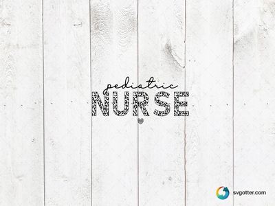 Pediatric Nurse Design, Best for nurses, best on t-shirt, best to be applied with heat transfer vinyl