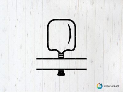 Pickleball Paddle Icon, Best for sports fans, best on t-shirt, best to be applied with screen printing