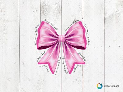 Pink Bow Boss Gift, Best for boss, best on tote bag, best to be applied with sublimation