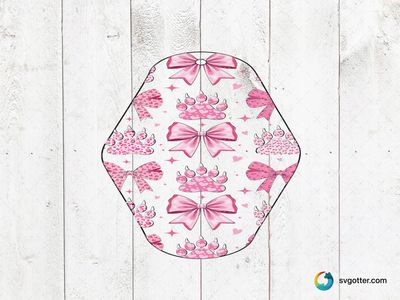 Pink Paws and Bows Pattern, Best for pet lovers, best on travel accessories, best to be applied with sublimation