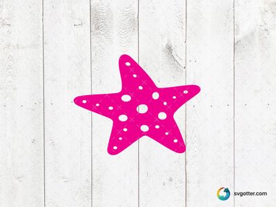 Pink Starfish Illustration, Best for ocean lovers, best on wall art, best to be applied with sublimation