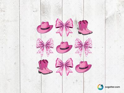 Pink Western Accessories, Best for fashion enthusiasts, best on apparel, best to be applied with sublimation