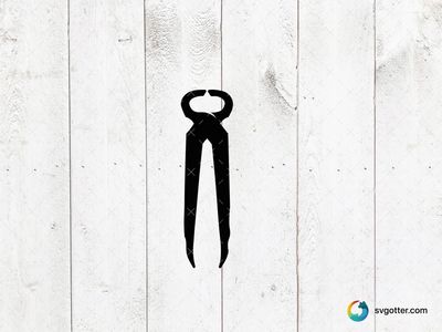 Pliers Silhouette, Best for mechanic, best on wall art, best to be applied with decal application