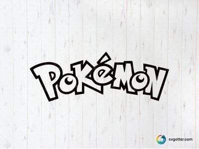 Pokemon Logo, Best for gaming enthusiasts, best on t-shirt, best to be applied with screen printing