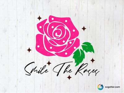 Polka Dot Rose, Best for flower enthusiasts, best on tote bags, best to be applied with sublimation