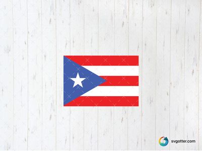 Puerto Rican Flag, Best for activists, best on flags, best to be applied with screen printing
