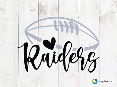 Raiders Football Design, Best for sports fans, best on t-shirt, best to be applied with heat transfer vinyl