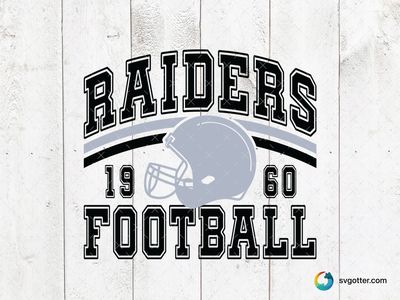 Raiders Football Helmet Logo, Best for sports fans, best on t-shirt, best to be applied with screen printing
