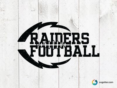 Raiders Football Logo, Best for sports fans, best on t-shirt, best to be applied with screen printing