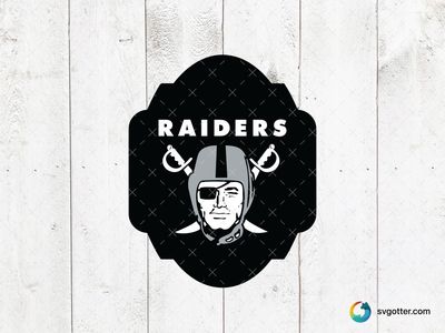 Raiders Logo, Best for sports fans, best on t-shirt, best to be applied with screen printing