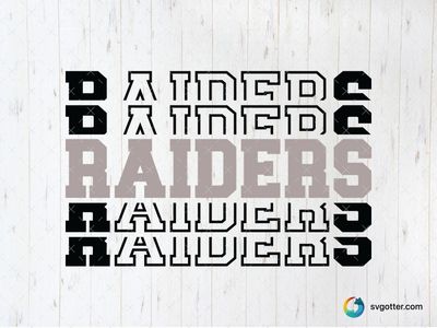 Raiders Team Logo, Best for sports fans, best on t-shirt, best to be applied with screen printing