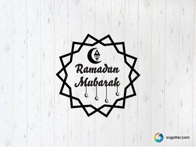 Ramadan Mubarak Design, Best for Muslims, best on wall art, best to be applied with sublimation
