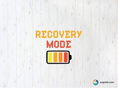 Recovery Mode Fitness Design, Best for fitness enthusiasts, best on t-shirt, best to be applied with heat transfer vinyl