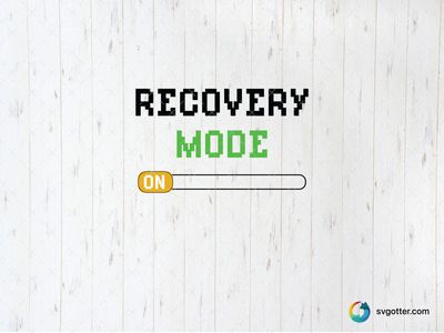 Recovery Mode On, Best for fitness enthusiasts, best on t-shirt, best to be applied with heat transfer vinyl