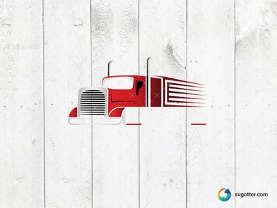 Red Truck Illustration, Best for truck enthusiasts, best on t-shirt, best to be applied with screen printing