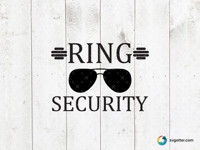 Ring Security Design, Best for family, best on t-shirt, best to be applied with heat transfer vinyl