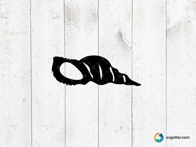 Seashell Silhouette, Best for beach lovers, best on wall art, best to be applied with decal application