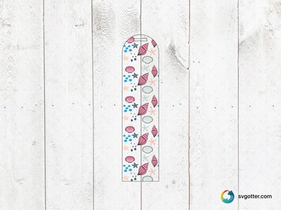 Seashell and Starfish Stationery, Best for artist, best on notebook cover, best to be applied with paper crafting