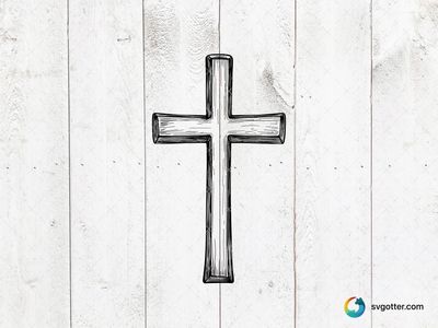 Simple Black Cross, Best for Christians, best on wall art, best to be applied with engraving