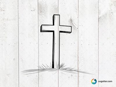 Simple Cross Design, Best for christian, best on wall art, best to be applied with engraving