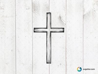 Simple Cross Design, Best for Christians, best on wall art, best to be applied with engraving
