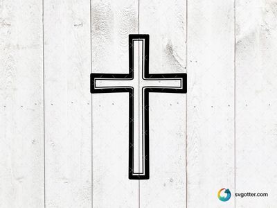 Simple Cross Design, Best for Christians, best on wall art, best to be applied with engraving