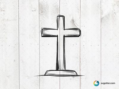 Simple Cross Design, Best for Christians, best on wall art, best to be applied with engraving