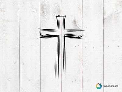 Simple Cross Design, Best for Christians, best on wall art, best to be applied with engraving
