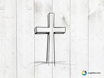 Simple Cross Design, Best for Christians, best on wall art, best to be applied with engraving