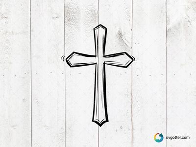 Simple Cross Design, Best for Christians, best on wall art, best to be applied with engraving