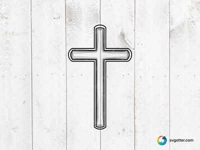 Simple Cross Design, Best for Christians, best on wall art, best to be applied with engraving