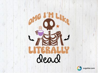 Skeleton Coffee Humor, Best for coffee lovers, best on t-shirts, best to be applied with screen printing