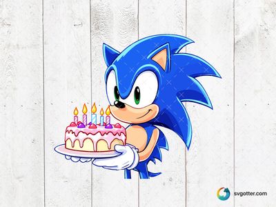 Sonic Birthday Celebration, Best for children, best on t-shirt, best to be applied with sublimation