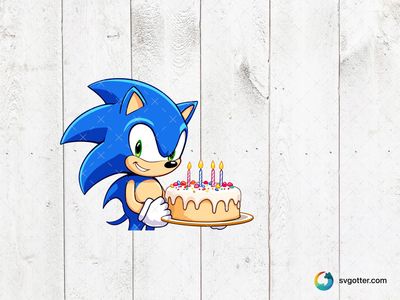 Sonic Birthday Celebration, Best for children, best on t-shirt, best to be applied with sublimation