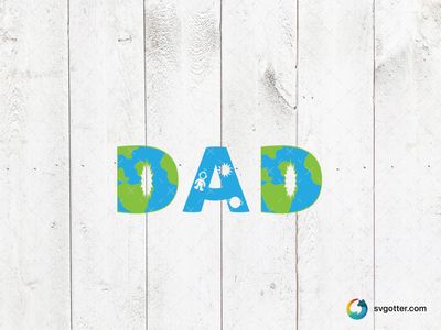 Space Dad Design, Best for dad, best on t-shirt, best to be applied with heat transfer vinyl