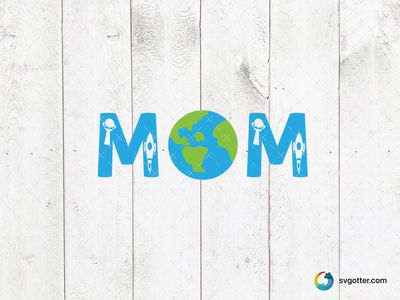 Space Mom Design, Best for mom, best on t-shirt, best to be applied with heat transfer vinyl