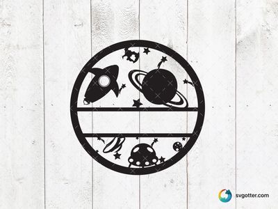 Space Sports Emblem, Best for sports fan, best on t-shirt, best to be applied with screen printing