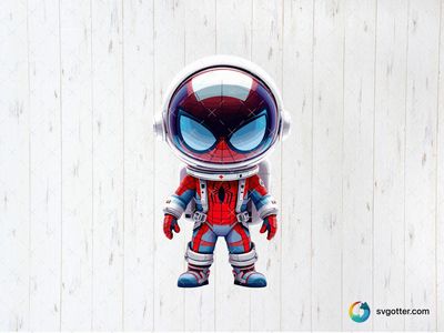 Spiderman Astronaut, Best for comic fans, best on t-shirt, best to be applied with sublimation