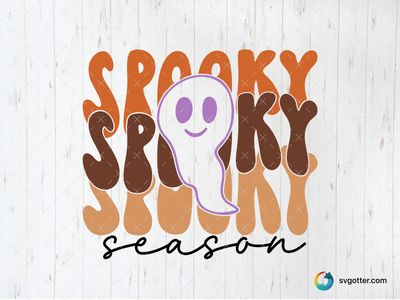 Spooky Ghost Design, Best for Halloween enthusiasts, best on t-shirts, best to be applied with sublimation