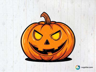 Spooky Jack-o'-Lantern, Best for Halloween enthusiasts, best on t-shirt, best to be applied with heat transfer vinyl